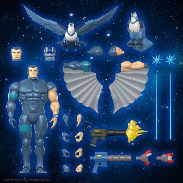 SilverHawks Ultimates Steelwill 18 cm Actionfigur