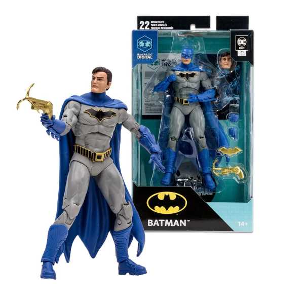 VORBESTELLUNG ! DC Direct DC Rebirth Batman Actionfigur with McFarlane Toys Digital Collectible