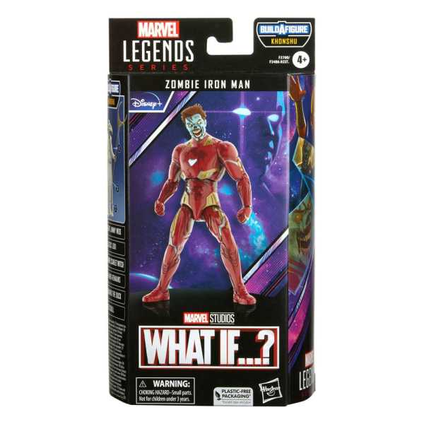 What If...? Marvel Legends Khonshu Wave Zombie Iron Man 15 cm BaF Actionfigur