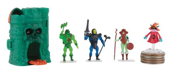 WORLDS SMALLEST MASTERS OF THE UNIVERSE ACTIONFIGUREN INNER CASE SET WAVE 2