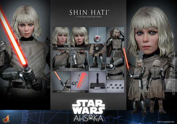 VORBESTELLUNG ! Hot Toys Star Wars: Ahsoka 1/6 Shin Hati 28 cm Actionfigur