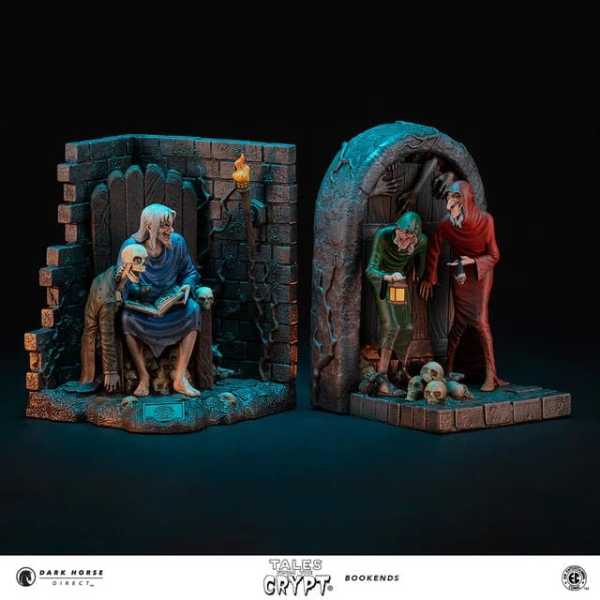 Tales from the Crypt Crypt-Keeper, Vault-Keeper & The Old Witch Bookends Buchstützen