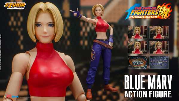 VORBESTELLUNG ! STORM COLLECTIBLES KING OF FIGHTERS 98 BLUE MARY 1/12 ACTIONFIGUR