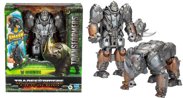 Transformers: Rise of the Beasts Smash Changers Rhinox 23 cm Actionfigur