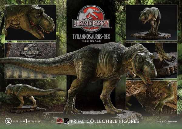 VORBESTELLUNG ! Jurassic Park III Prime Collectibles 1/38 T-Rex 17 cm Statue