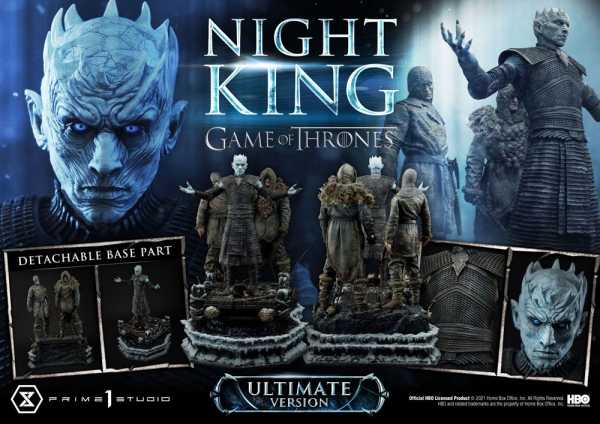 AUF ANFRAGE ! Game of Thrones 1/4 Night King 70 cm Statue Ultimate Version