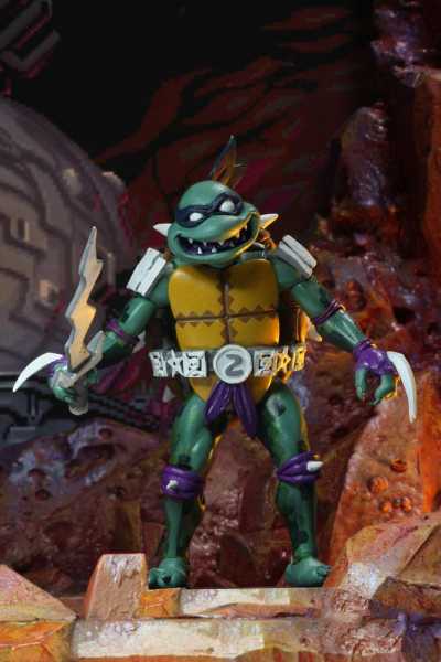 NECA Teenage Mutant Ninja Turtles: Turtles in Time Serie 1 Slash 18 cm Actionfigur