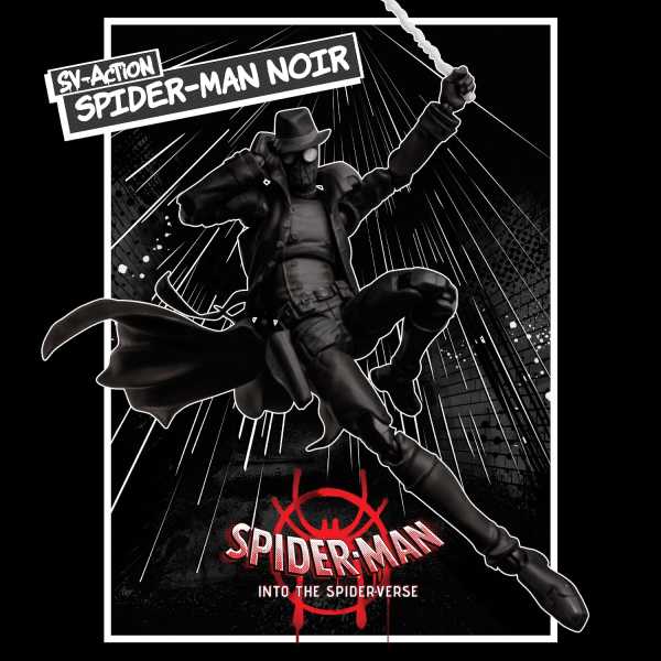 VORBESTELLUNG ! SPIDER-MAN INTO THE SPIDER-VERSE SV-ACTION SPIDER-MAN NOIR ACTIONFIGUR