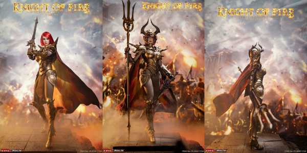Knight of Fire 1/6 Golden Edition 30 cm Actionfigur