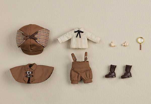 AUF ANFRAGE ! OC Outfit Set Detective - Boy (Brown) Zubehör-Set für Nendoroid Doll Actionfiguren