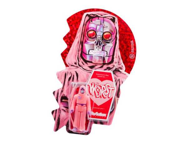 The Worst Robot Reaper Valentine's Day (Pink Glow in the Dark) ReAction Actionfigur