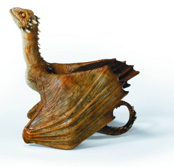 GAME OF THRONES VISERION BABY DRAGON RESIN STATUE