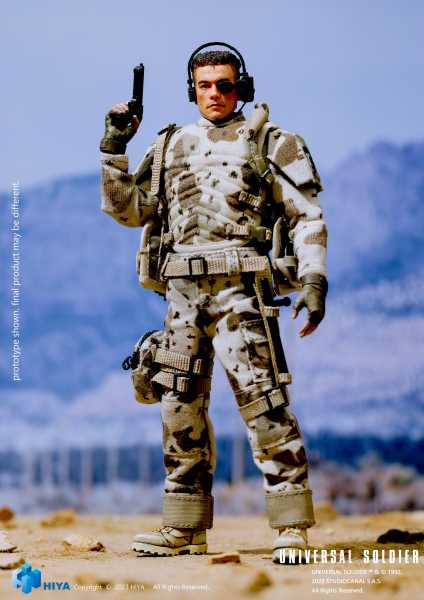 VORBESTELLUNG ! Universal Soldier Exquisite Super Luc Deveraux 1:12 Actionfigur