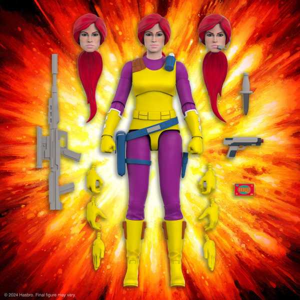 VORBESTELLUNG ! G.I. Joe Ultimates Scarlett (DIC Purple) 7 Inch Actionfigur