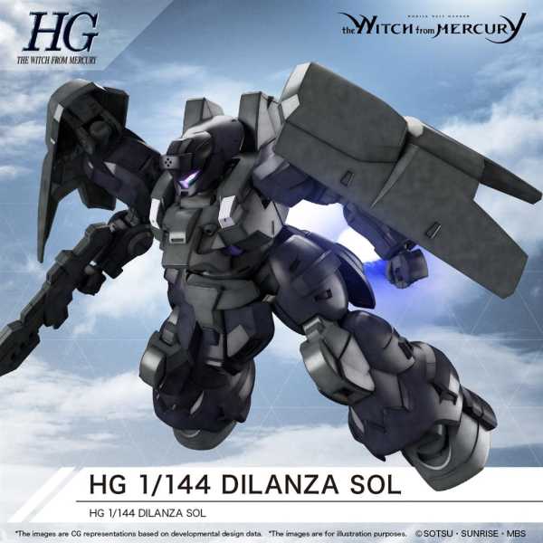 MOBILE SUIT GUNDAM: THE WITCH FROM MERCURY HG 1/144 DILANZA SOL MODELLBAUSATZ