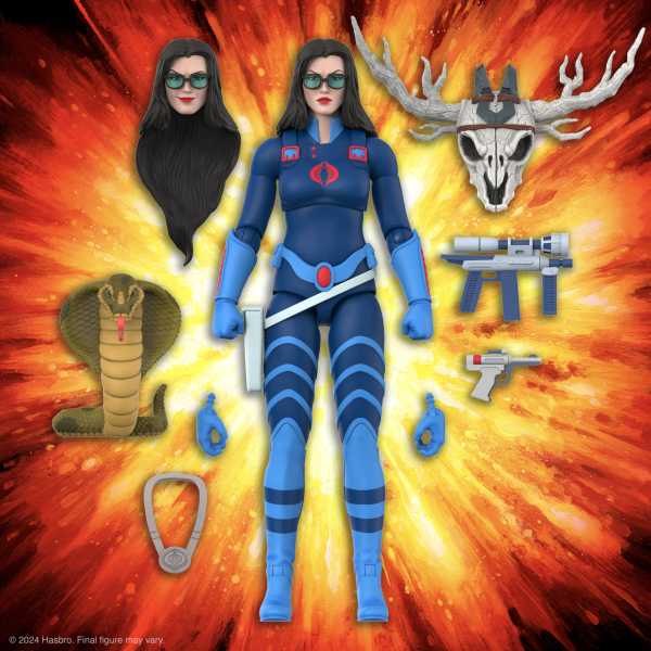 VORBESTELLUNG ! G.I. Joe Ultimates Baroness (Dark Blue) 7 Inch Actionfigur
