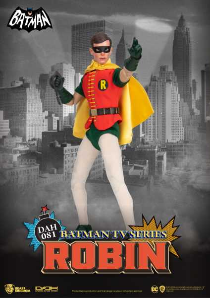 VORBESTELLUNG ! DC Comics DAH-081 Dynamic 8ction Heroes 1/9 Batman TV Series Robin Actionfigur