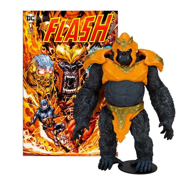 The Flash Gorilla Grodd Page Punchers Megafig Actionfigur & The Flash Comic Book