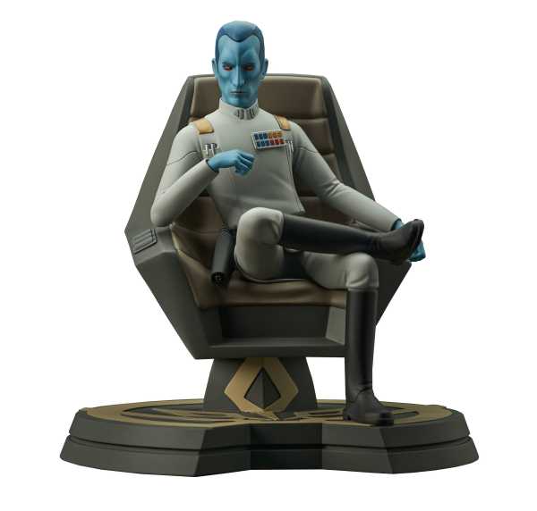 VORBESTELLUNG ! Star Wars Premier Collection Rebels Grand Admiral Thrawn on Throne 1:7 Statue
