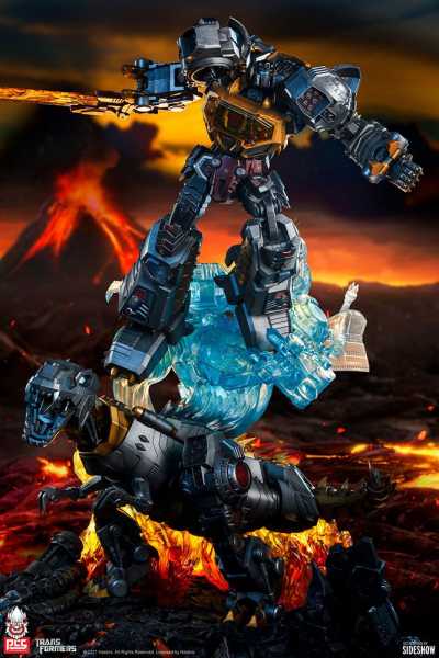 AUF ANFRAGE ! Transformers Grimlock (Supreme Edition) 76 cm Diorama