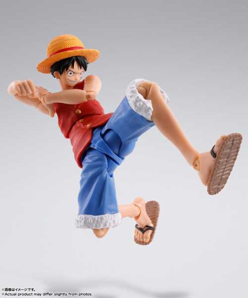 VORBESTELLUNG ! S.H.Figuarts One Piece Romance Dawn Monkey D. Luffy 15 cm Actionfigur