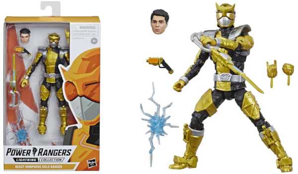Power Rangers Lightning Collection Beast Morphers Gold Ranger 6 Inch Actionfigur