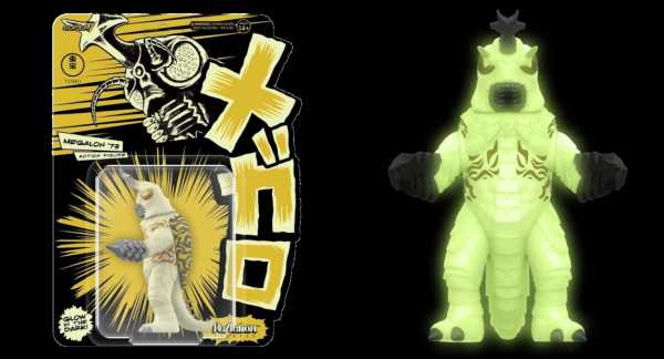 VORBESTELLUNG ! Toho ReAction Godzilla Megalon '73 Glow-in-the-Dark 3 3/4-Inch Actionfigur