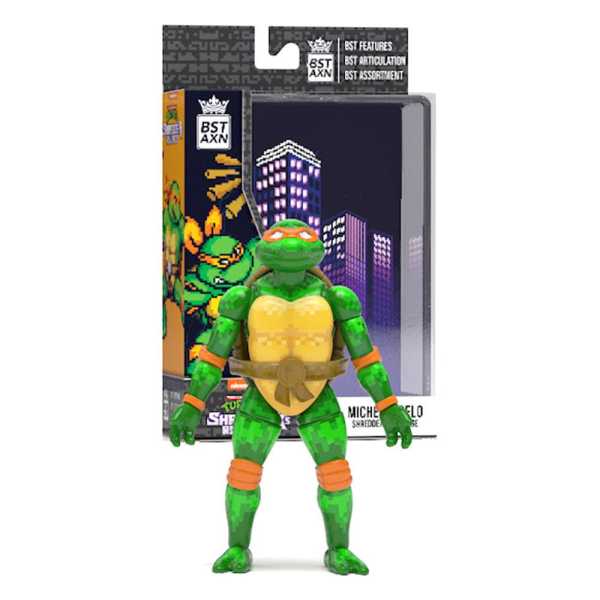 Teenage Mutant Ninja Turtles BST AXN NES 8-Bit Michelangelo Exclusive Actionfigur