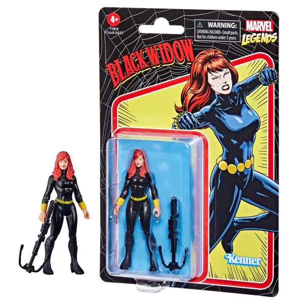 Marvel Legends Retro 375 Collection Black Widow 3 3/4-Inch Actionfigur