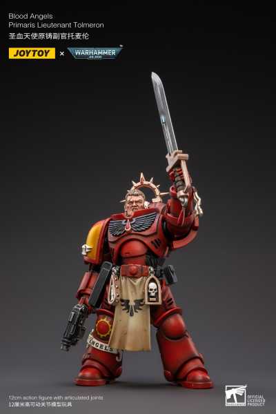 Joy Toy Warhammer 40k Blood Angels Primaris Lieutenant Tolmeron 1/18 Actionfigur