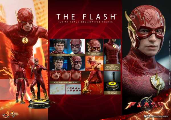 VORBESTELLUNG ! Hot Toys The Flash Movie Masterpiece 1/6 The Flash 30 cm Actionfigur