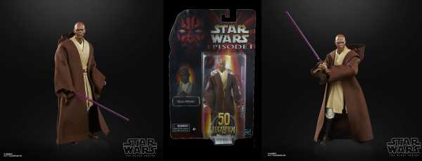 Star Wars E I Black Series Lucasfilm 50th Anniversary Mace Windu 15 cm Actionfigur