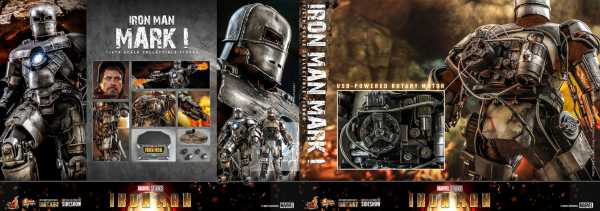 AUF ANFRAGE ! Iron Man Movie Masterpiece 1/6 Iron Man Mark I 30 cm Actionfigur