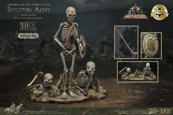 Ray Harryhausen's Jason und die Argonauten Skeleton Army Statue Deluxe Version