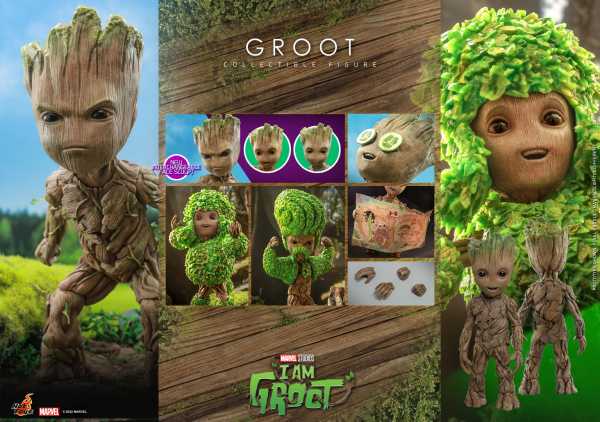 VORBESTELLUNG ! Hot Toys I Am Groot Groot 26 cm Actionfigur