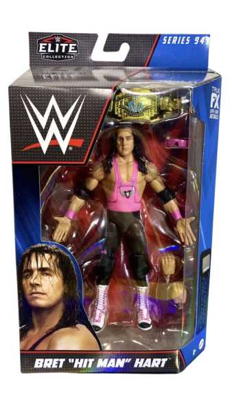 WWE Elite Collection Series 94 Bret "Hitman" Hart Actionfigur Chase Variant