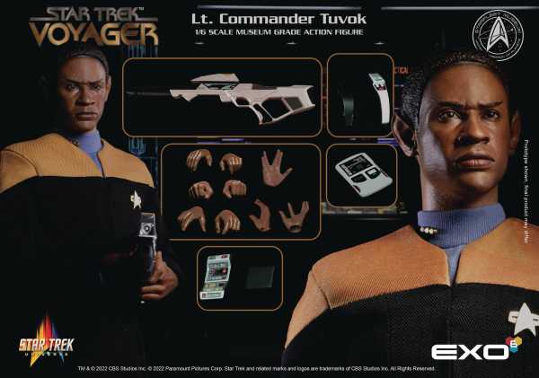 Star Trek: Voyager Lt. Commander Tuvok 1:6 Scale Actionfigur