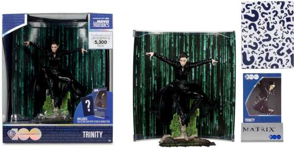 VORBESTELLUNG ! McFarlane Toys Movie Maniacs WB100: The Matrix Trinity 6 Inch Scale Posed Figure