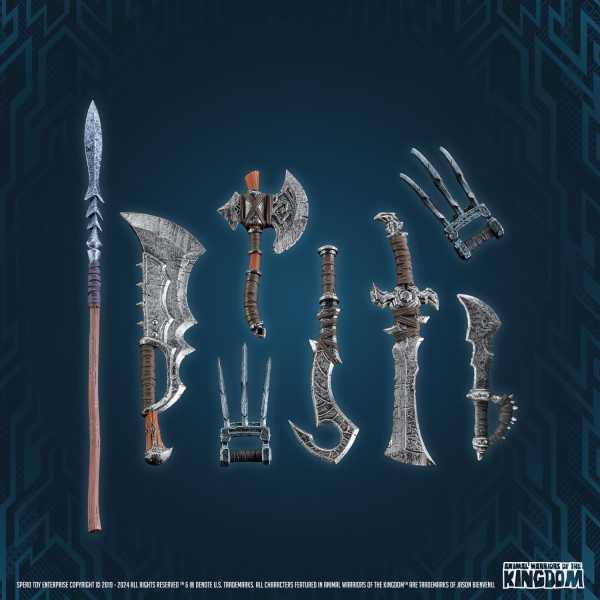 VORBESTELLUNG ! Animal Warriors of The Kingdom Primal Collection Series 2 Cold Blooded Weapon Set