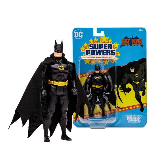 McFarlane Toys DC Super Powers Batman Black Suit Variant 4 Inch Actionfigur