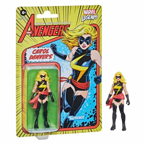 Marvel Legends Retro 375 Collection The Avengers Carol Danvers Actionfigur