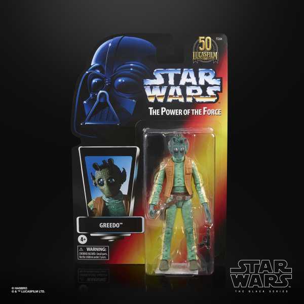 Star Wars The Black Series Power of the Force Greedo 6 Inch Actionfigur