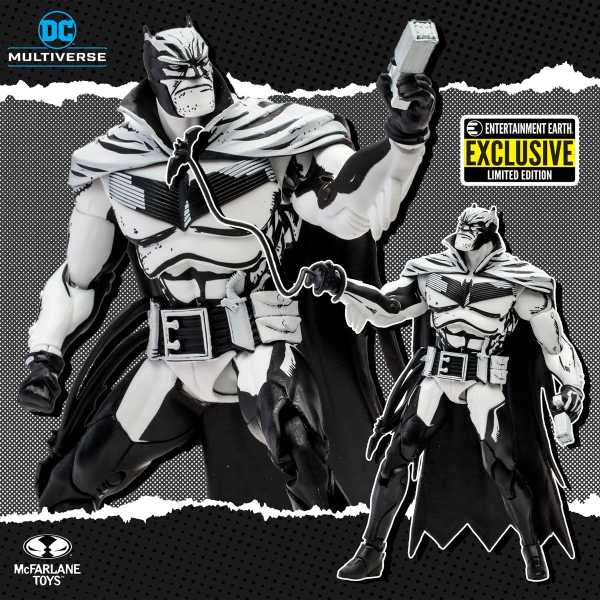 DC Multiverse Batman White Knight Sketch Edition Gold Label Actionfigur Exclusive