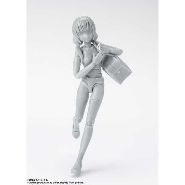 VORBESTELLUNG ! S.H.Figuarts Body-chan School Life Edition DX Set Actionfigur Gray Color Version