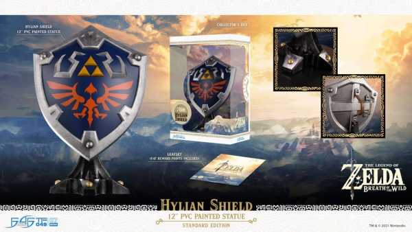 The Legend of Zelda Breath of the Wild Hylian Shield Standard Edition PVC Statue