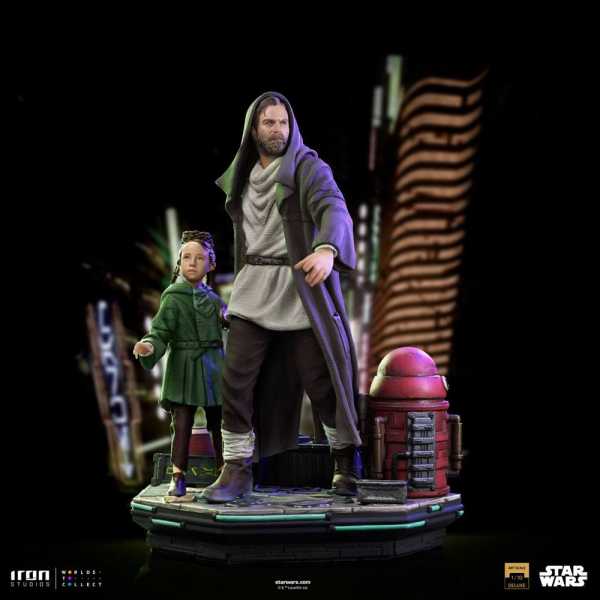 VORBESTELLUNG ! Star Wars: Obi-Wan Kenobi 1/10 Obi-Wan & Young Leia 20 cm Deluxe Art Scale Statue