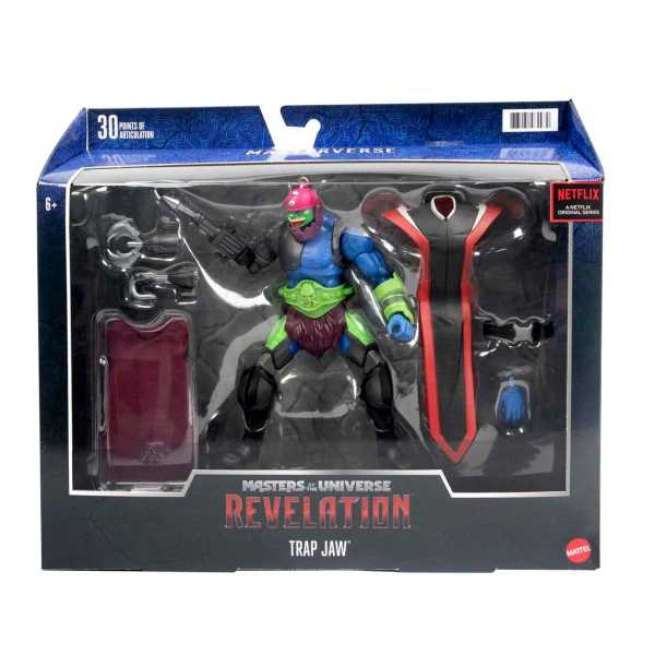 Masters of the Universe Masterverse Trap Jaw Deluxe Actionfigur US Karte