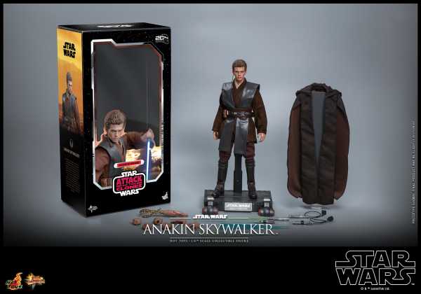 VORBESTELLUNG ! Hot Toys Star Wars: Episode II 1/6 Anakin Skywalker 31 cm Actionfigur