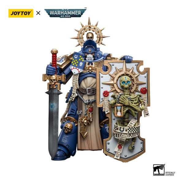 Joy Toy Warhammer 40k Ultramarines Primaris Captain Relic Shield and Sword 1/18 Actionfigur