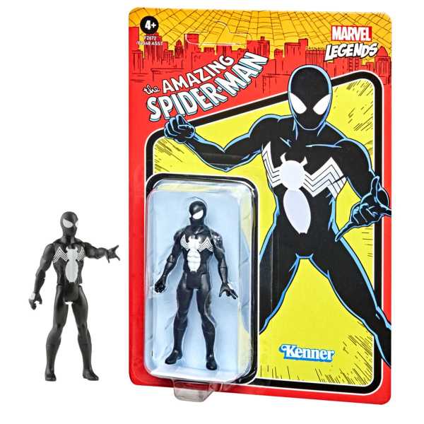 Marvel Legends Retro 375 Collection Symbiote Spider-Man 3 3/4-Inch Actionfigur